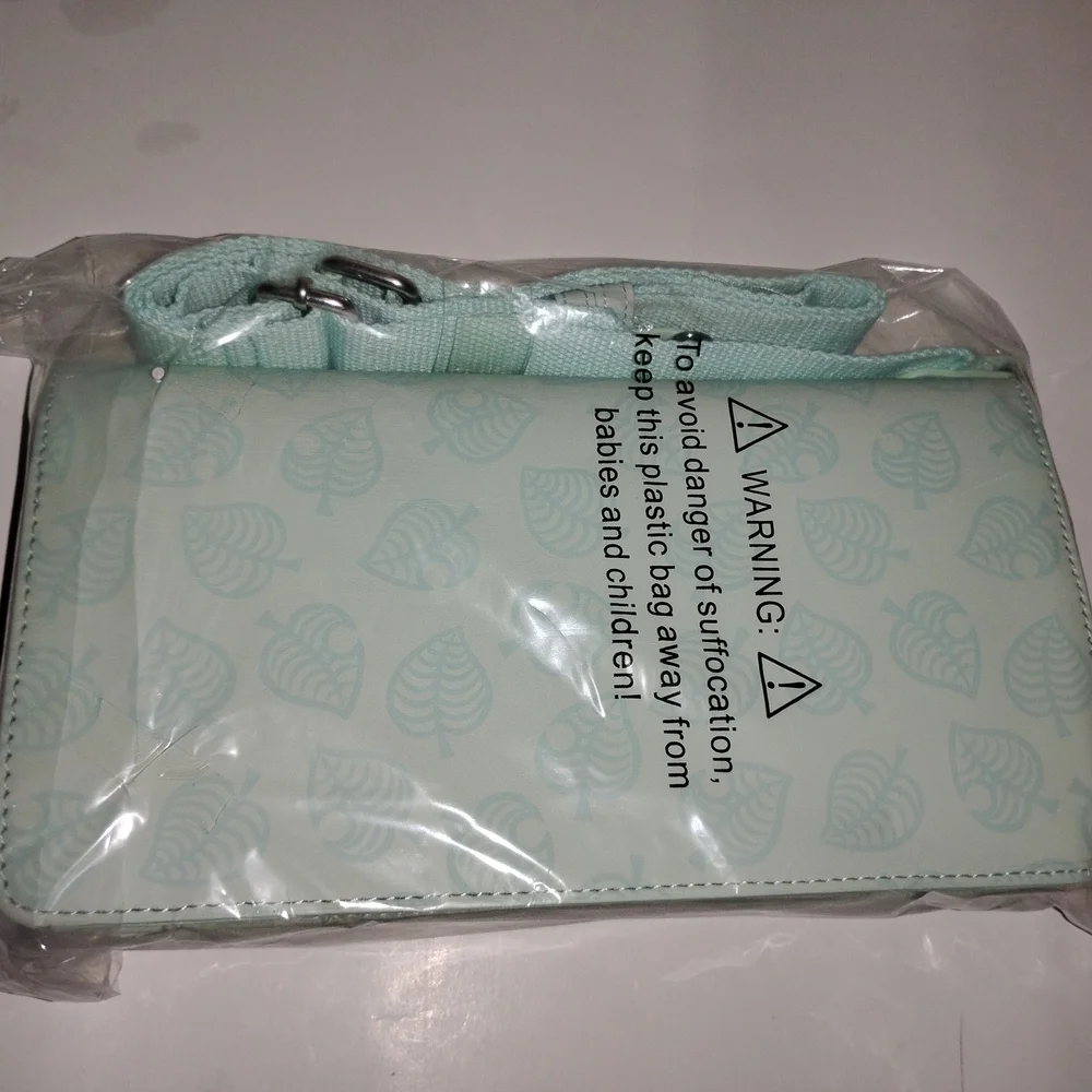 Animal Crossing Mint Green Crossbody Bag